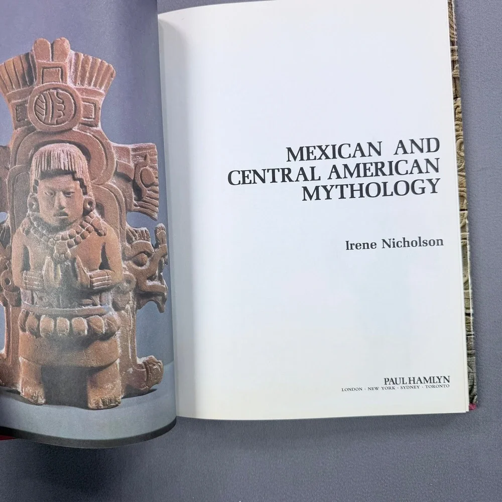 Irene Nicholson Mexican and Central American Mythology Hardcover 1973 History